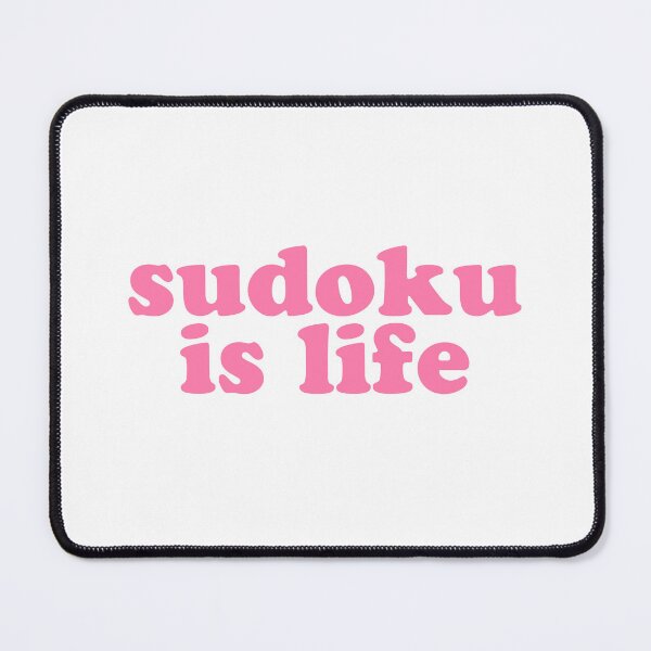 Item preview, Sudoku is Life | Pink Font 1 designed and sold by beanibooi.