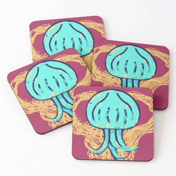 Artikelvorschau, Jellyfish logo, geometric, vector, symmetrical, minimalism entworfen und verkauft von DrawItOnce.