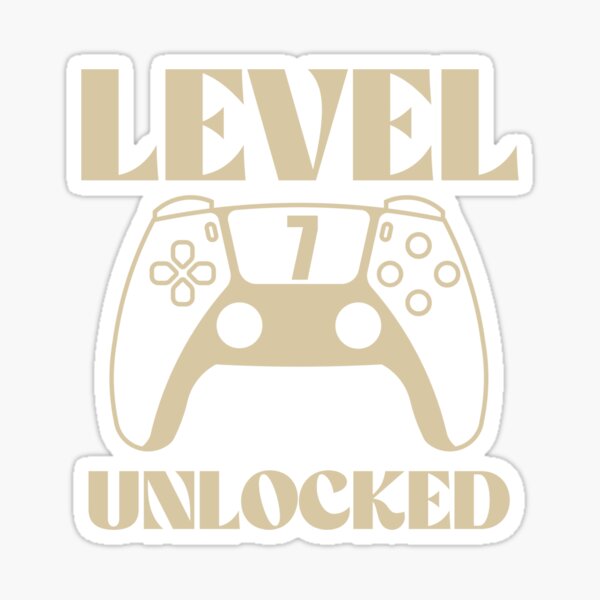 LEVEL 7 UNLOCKED Sticker by SAI335