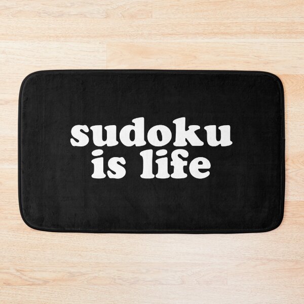 Item preview, Sudoku is Life | White Font 1 designed and sold by beanibooi.
