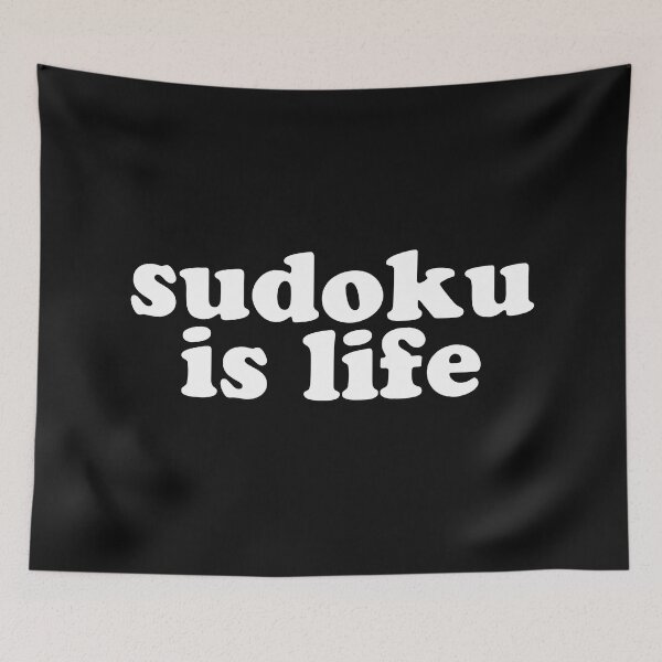 Item preview, Sudoku is Life | White Font 1 designed and sold by beanibooi.