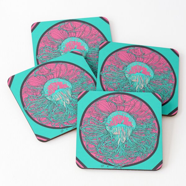 Artikelvorschau, Jellyfish logo, geometric, vector, symmetrical, minimalism entworfen und verkauft von DrawItOnce.