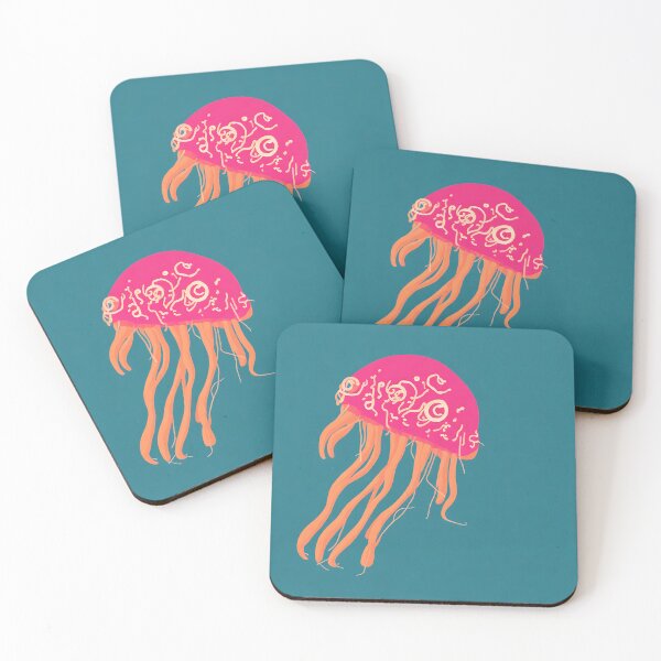 Artikelvorschau, Jellyfish logo, geometric, vector, symmetrical, minimalism entworfen und verkauft von DrawItOnce.