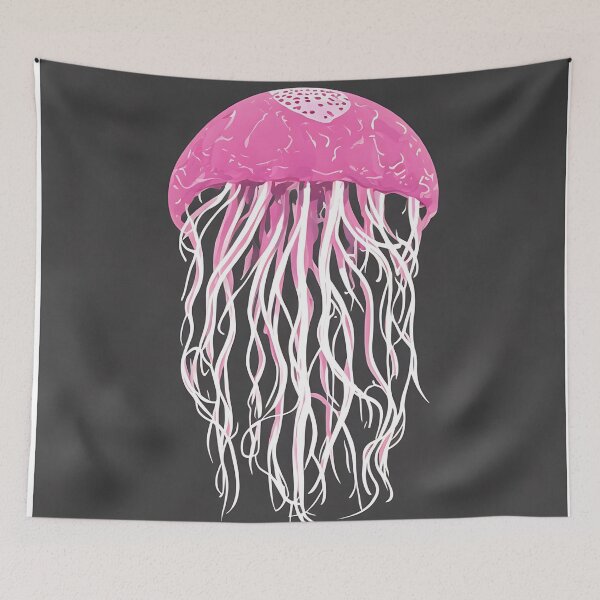Artikelvorschau, Jellyfish logo, geometric, vector, symmetrical, minimalism entworfen und verkauft von DrawItOnce.