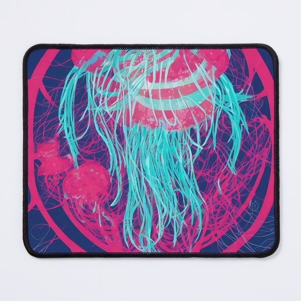 Artikelvorschau, Jellyfish logo, geometric, vector, symmetrical, minimalism entworfen und verkauft von DrawItOnce.