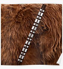 Chewbacca Chewie belt Furry Poster