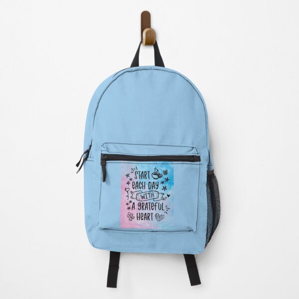 Item preview, Start Each Day With A Grateful Heart Cute Black Handwriting Typography Inspirational Quote 1 designed and sold by Cawaiico.