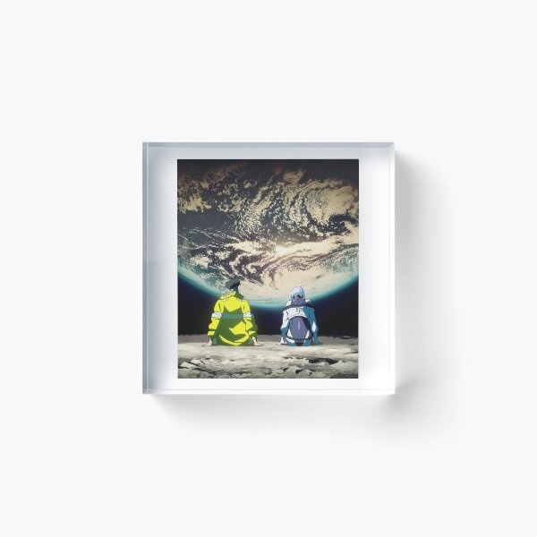 Item preview, lucy and david on the moon  designed and sold by CanvaspaceArt.