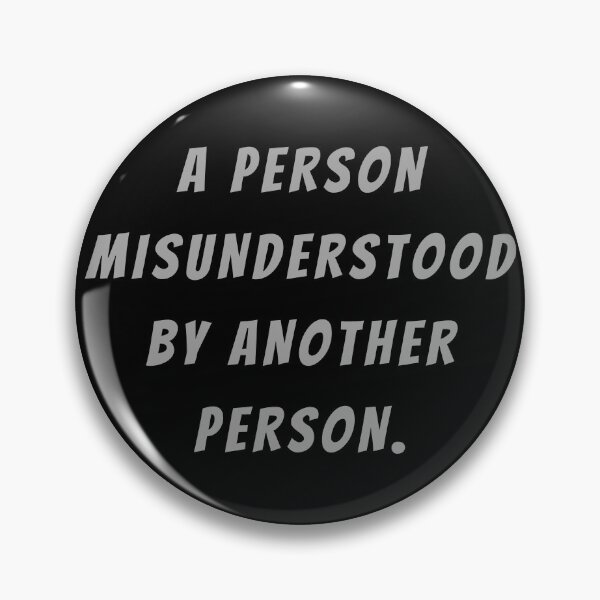 Item preview, A Person Misunderstood By Another Person. - Large Subtitle Version designed and sold by SN-MI.