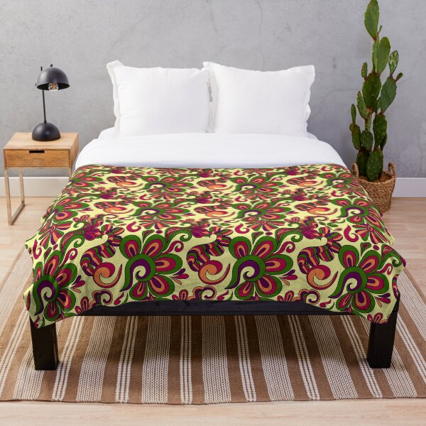 Item preview, Patrón floral colorido margarita designed and sold by patternologyy.