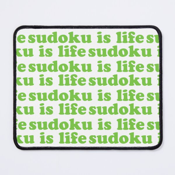 Item preview, Sudoku is Life | Green Tiled Font 1 designed and sold by beanibooi.
