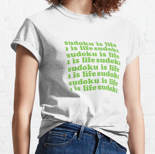 Item preview, Sudoku is Life | Green Tiled Font 1 designed and sold by beanibooi.