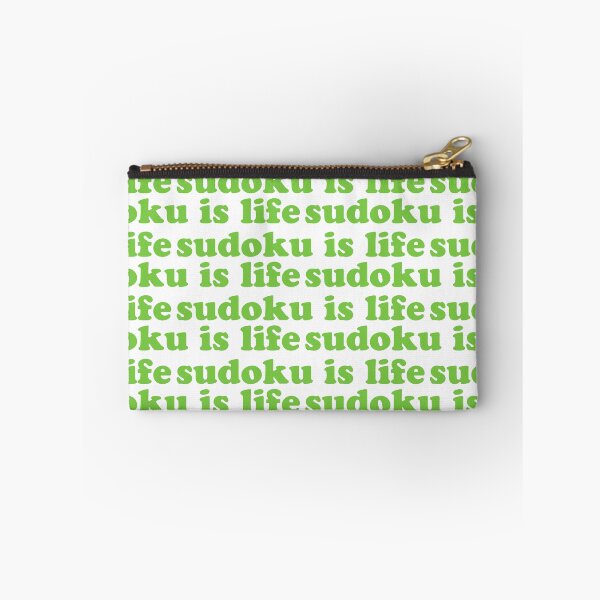 Item preview, Sudoku is Life | Green Tiled Font 1 designed and sold by beanibooi.
