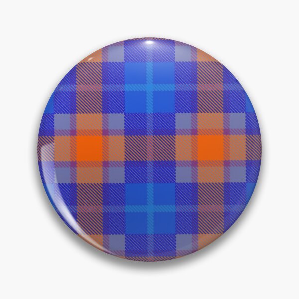 Item preview, Orange and blue checkered pattern. designed and sold by MirBer.
