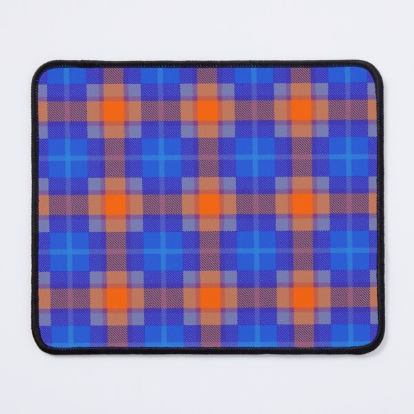 Item preview, Orange and blue checkered pattern. designed and sold by MirBer.