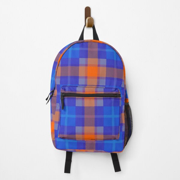 Item preview, Orange and blue checkered pattern. designed and sold by MirBer.
