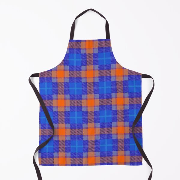 Item preview, Orange and blue checkered pattern. designed and sold by MirBer.