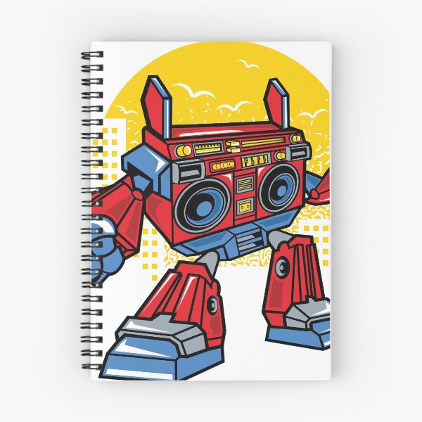 Item preview, Transforming Boom Box Parody Cartoon Character designed and sold by ThatMerchStore.