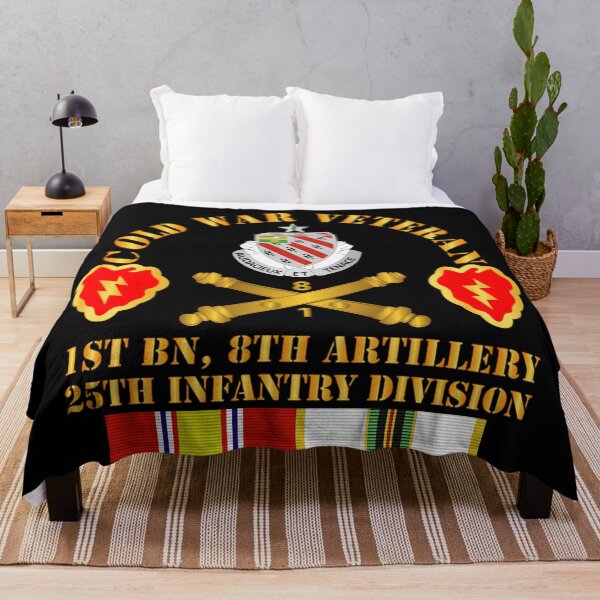 Item preview, Army - Cold War Vet w 1st Bn 8th Artillery - 25th ID w COLD SVC designed and sold by Military Insignia Products.