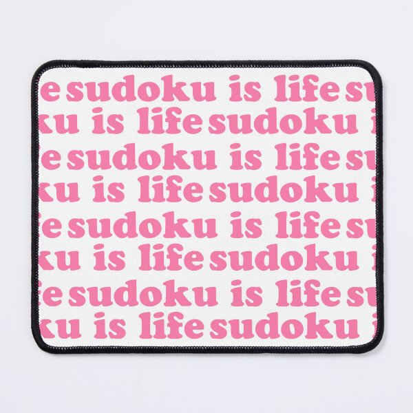 Item preview, Sudoku is Life | Pink Tiled Font 1 designed and sold by beanibooi.