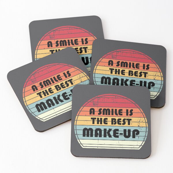 Item preview, Sunset quotes - A smile is the best Make-Up designed and sold by LV-creator.