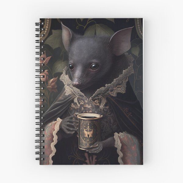 Item preview, Dainty bat with coffee designed and sold by SenkiAlphonse.