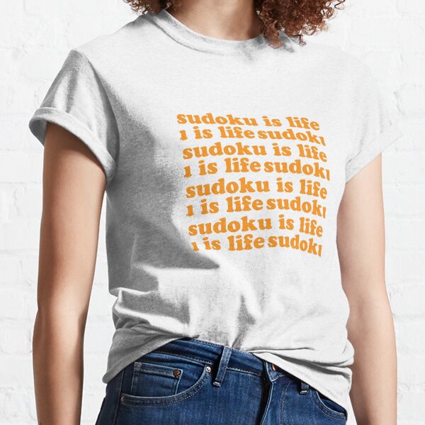 Item preview, Sudoku is Life | Orange Tiled Font 1 designed and sold by beanibooi.