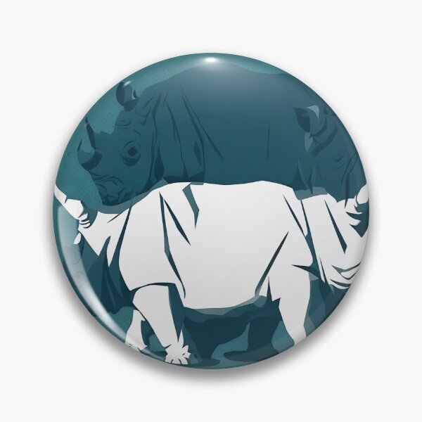 Artikelvorschau, Rhinoceros logo, geometric, vector, symmetrical, minimalism entworfen und verkauft von DrawItOnce.
