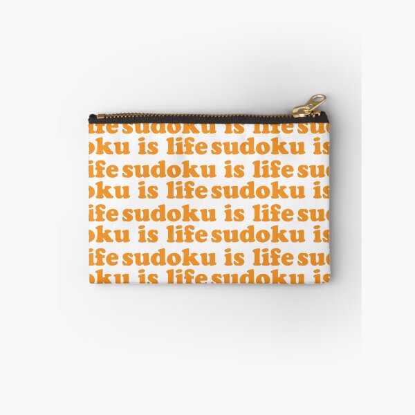 Item preview, Sudoku is Life | Orange Tiled Font 1 designed and sold by beanibooi.