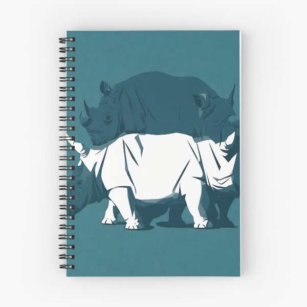 Artikelvorschau, Rhinoceros logo, geometric, vector, symmetrical, minimalism entworfen und verkauft von DrawItOnce.