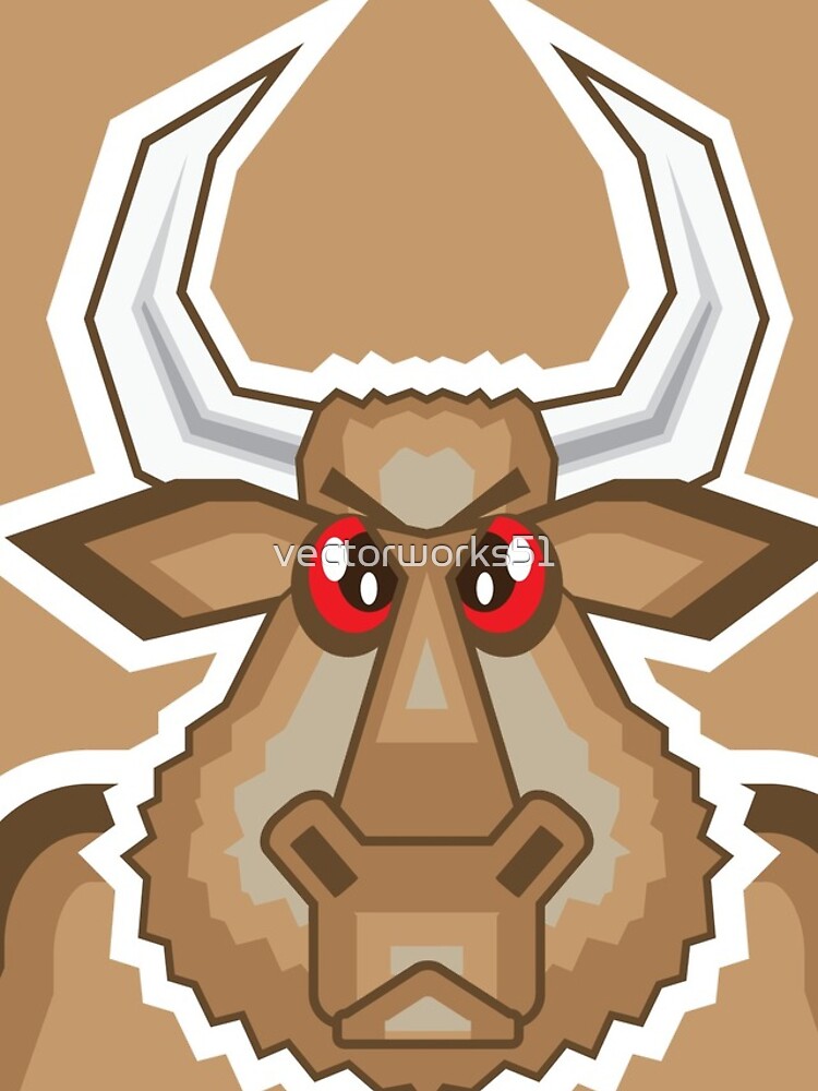 Thumbnail 4 of 4, iPhone Case, Bull designed and sold by vectorworks51.