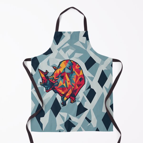 Item preview, Rhinoceros logo, geometric, vector, symmetrical, minimalism designed and sold by DrawItOnce.
