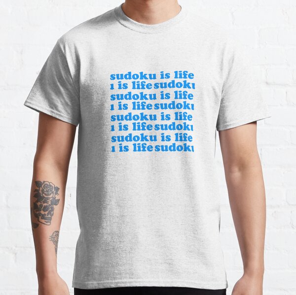 Item preview, Sudoku is Life | Blue Tiled Font 1 designed and sold by beanibooi.