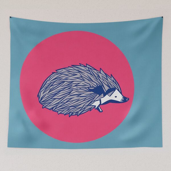 Artikelvorschau, Hedgehog logo, geometric, vector, symmetrical, minimalism entworfen und verkauft von DrawItOnce.