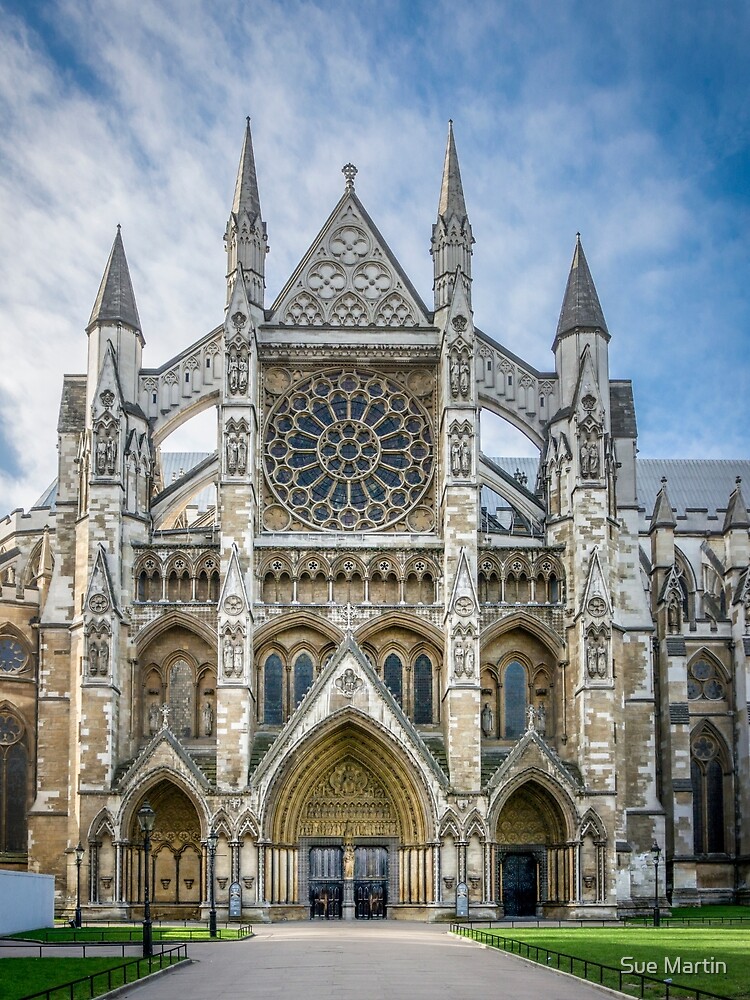 "Westminster Abbey Entrance" T-shirt for Sale by SMartin | Redbubble
