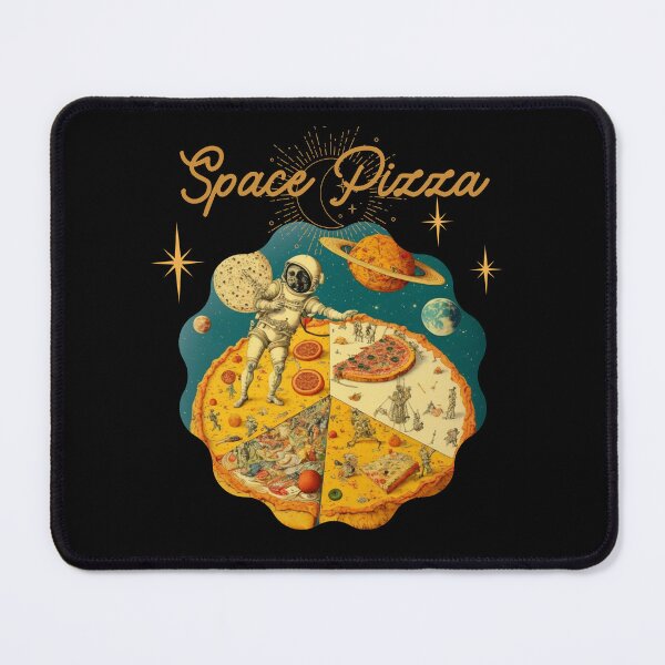 Item preview, Fantasy on the theme of Pizza in space Vintage comics Space Pizza designed and sold by GorinART.