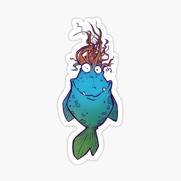 Friendly fish Sticker