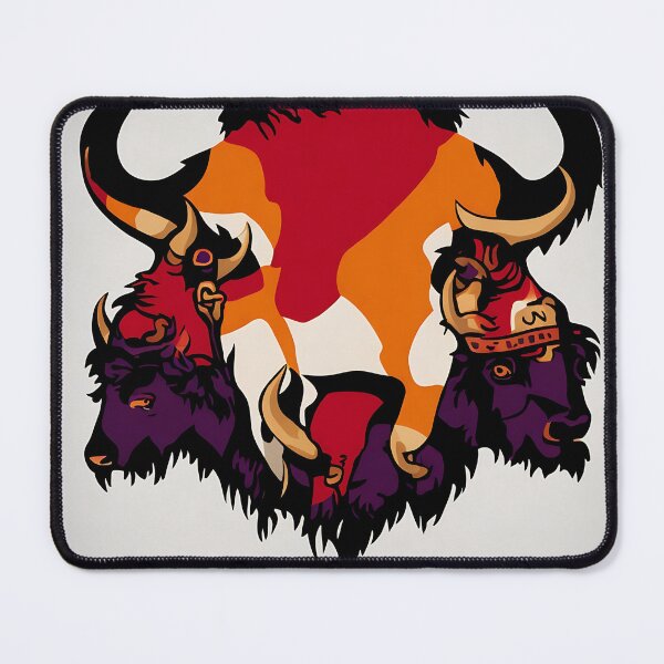 Item preview, Bison logo, geometric, vector, symmetrical, minimalism designed and sold by DrawItOnce.