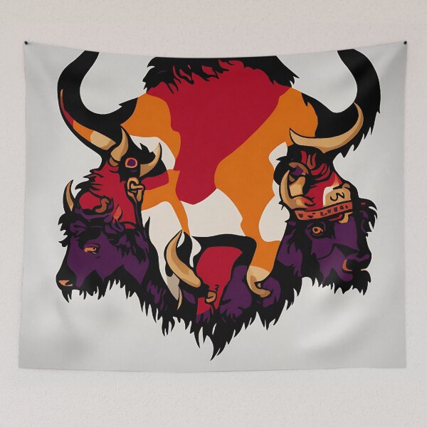 Artikelvorschau, Bison logo, geometric, vector, symmetrical, minimalism entworfen und verkauft von DrawItOnce.