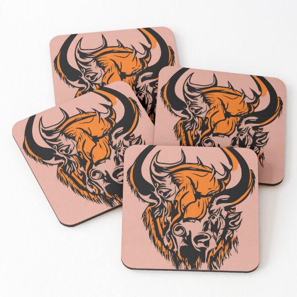 Item preview, Bison logo, geometric, vector, symmetrical, minimalism designed and sold by DrawItOnce.