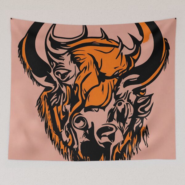 Artikelvorschau, Bison logo, geometric, vector, symmetrical, minimalism entworfen und verkauft von DrawItOnce.