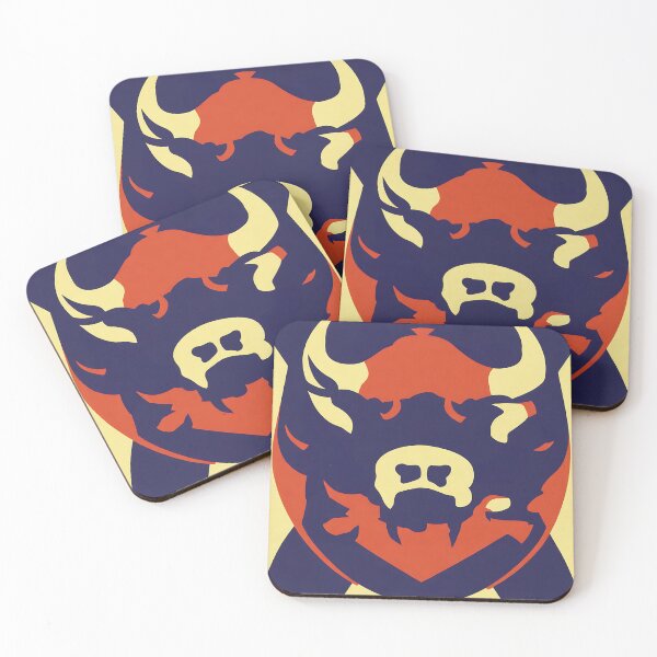 Item preview, Bison logo, geometric, vector, symmetrical, minimalism designed and sold by DrawItOnce.
