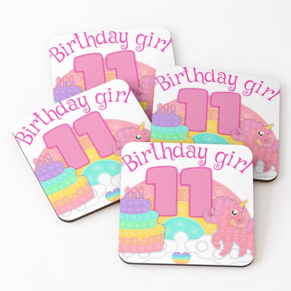 Item preview, Birthday Girl 11 Pop it designed and sold by TanyaRe.