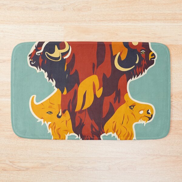 Artikelvorschau, Bison logo, geometric, vector, symmetrical, minimalism entworfen und verkauft von DrawItOnce.