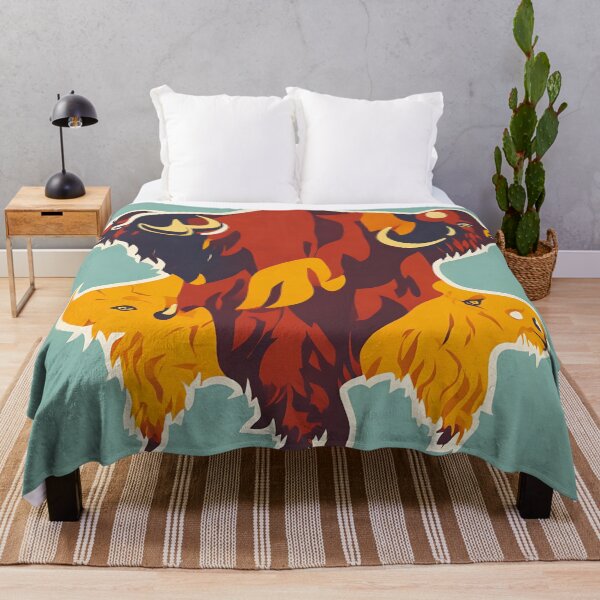 Item preview, Bison logo, geometric, vector, symmetrical, minimalism designed and sold by DrawItOnce.