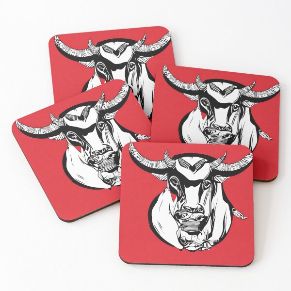 Artikelvorschau, Bull logo, geometric, vector, symmetrical, minimalism entworfen und verkauft von DrawItOnce.
