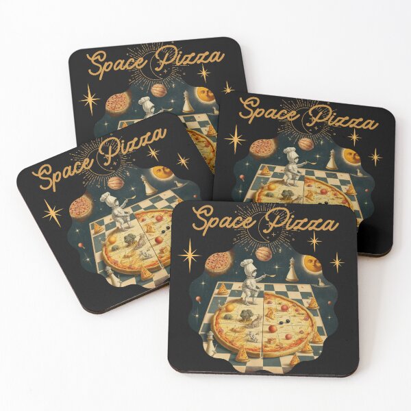 Item preview, Fantasy on the theme of Pizza in space Vintage comics Space Pizza designed and sold by GorinART.