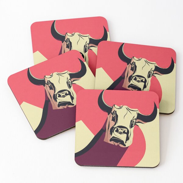 Item preview, Bull logo, geometric, vector, symmetrical, minimalism designed and sold by DrawItOnce.
