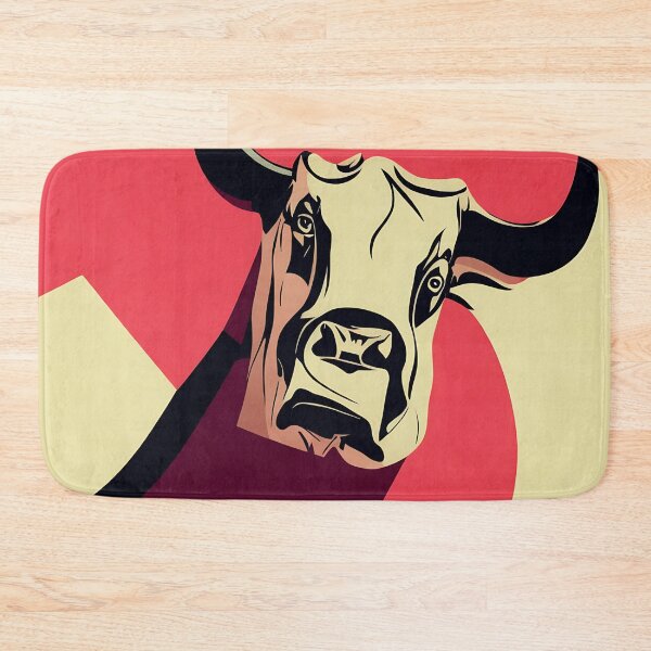 Artikelvorschau, Bull logo, geometric, vector, symmetrical, minimalism entworfen und verkauft von DrawItOnce.