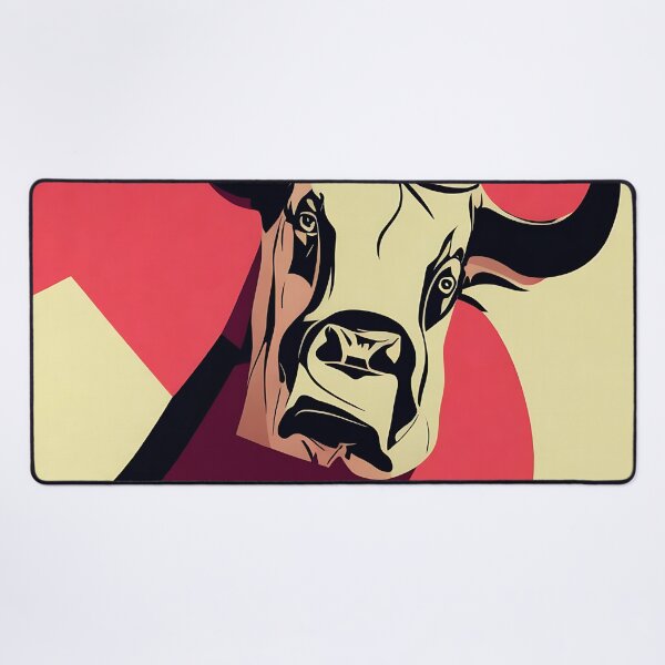 Item preview, Bull logo, geometric, vector, symmetrical, minimalism designed and sold by DrawItOnce.